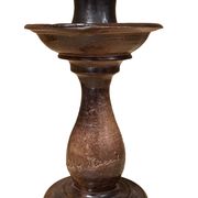 Terracotta candlestick by Jean Marais, Vallauris 1960