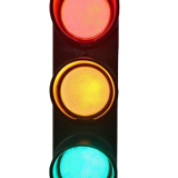 Lamp thick metal traffic light height 44 cm in 220 v