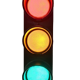 Lamp thick metal traffic light height 44 cm in 220 v