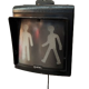 Industrial lamp metal pedestrian crossing a fastener 220 v and leds