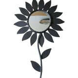 Metal flower mirror Chaty Vallauris, H 49.5 cm