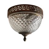 Ceiling lamp half old globe