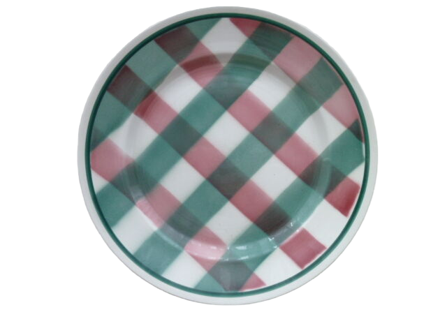 Flat dish of the new faiencerie of Givors