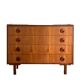Commode scandinave en teck 1960s