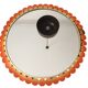 Miroir pétales vintage seventies 56cm