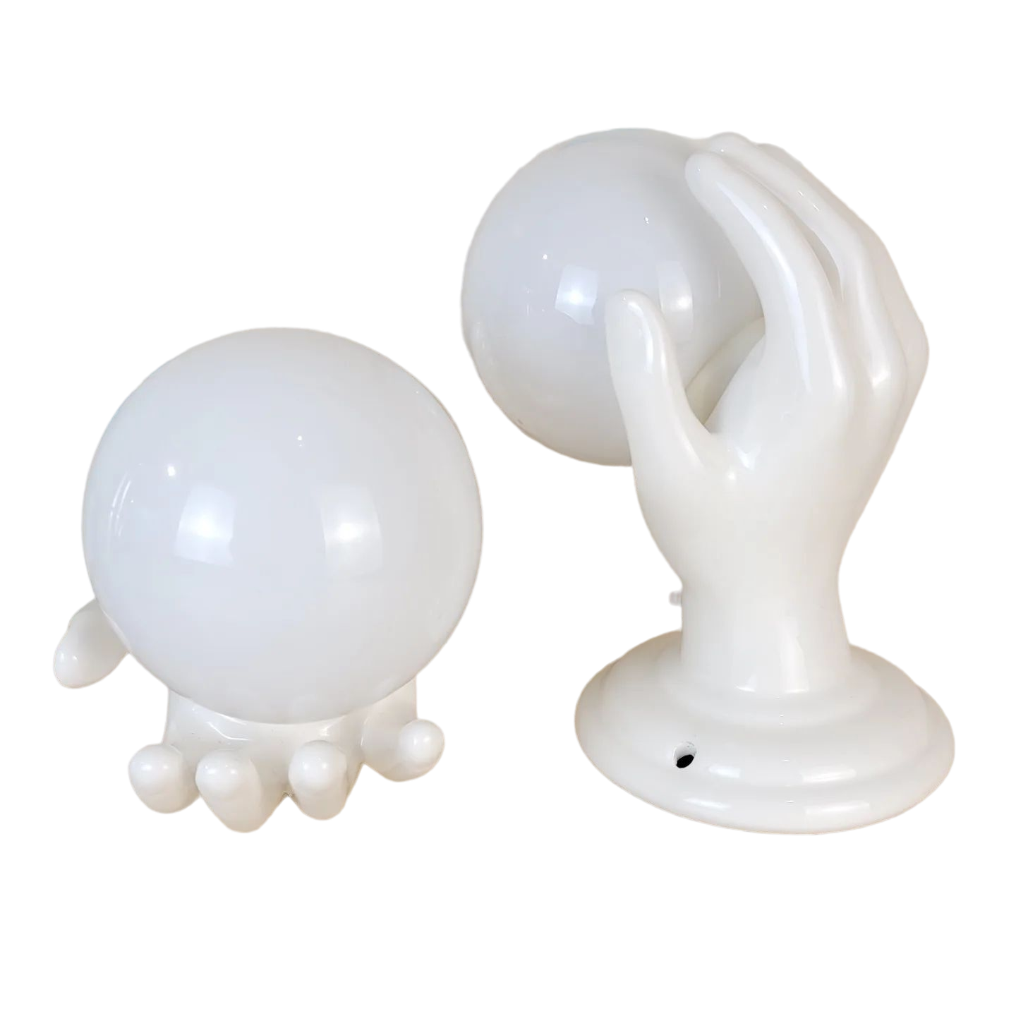 Pair of vintage hand sconces
