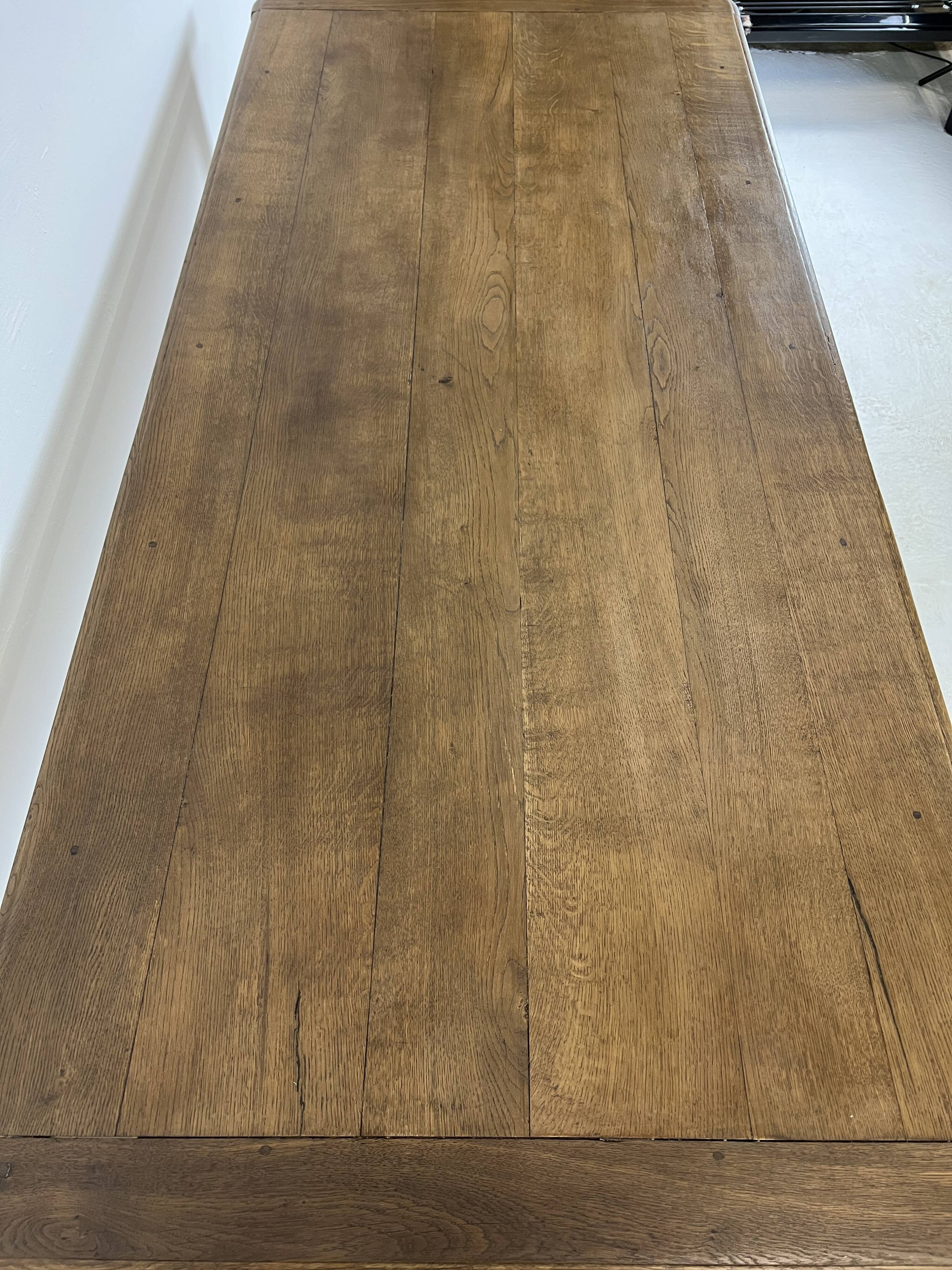 Old oak farmhouse table