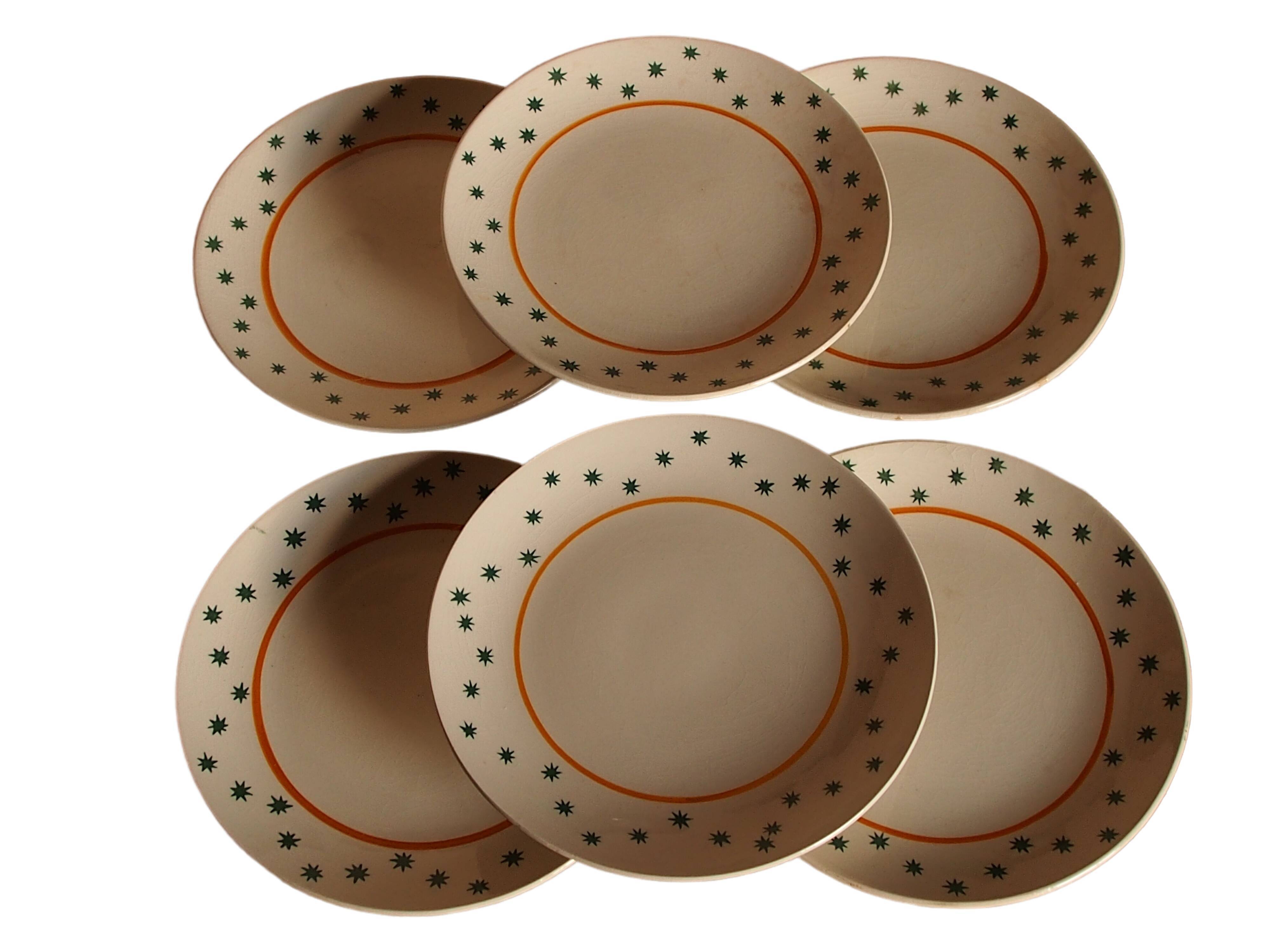 Set of 6 gien asiattes model Constellation creation millefleurs
