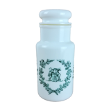 Pot d'apothicaire en opaline h=21,5cm