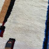 Berber rug natural wool Morocco 2.5 x 1.5 m