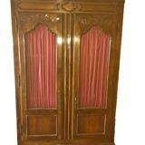 Solid cherry bookcase