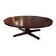 Vintage Baumann oval coffee table 1970s
