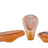 Set of Art Glass by Ivo Rozsypal,Czechoslovakia,1970's.