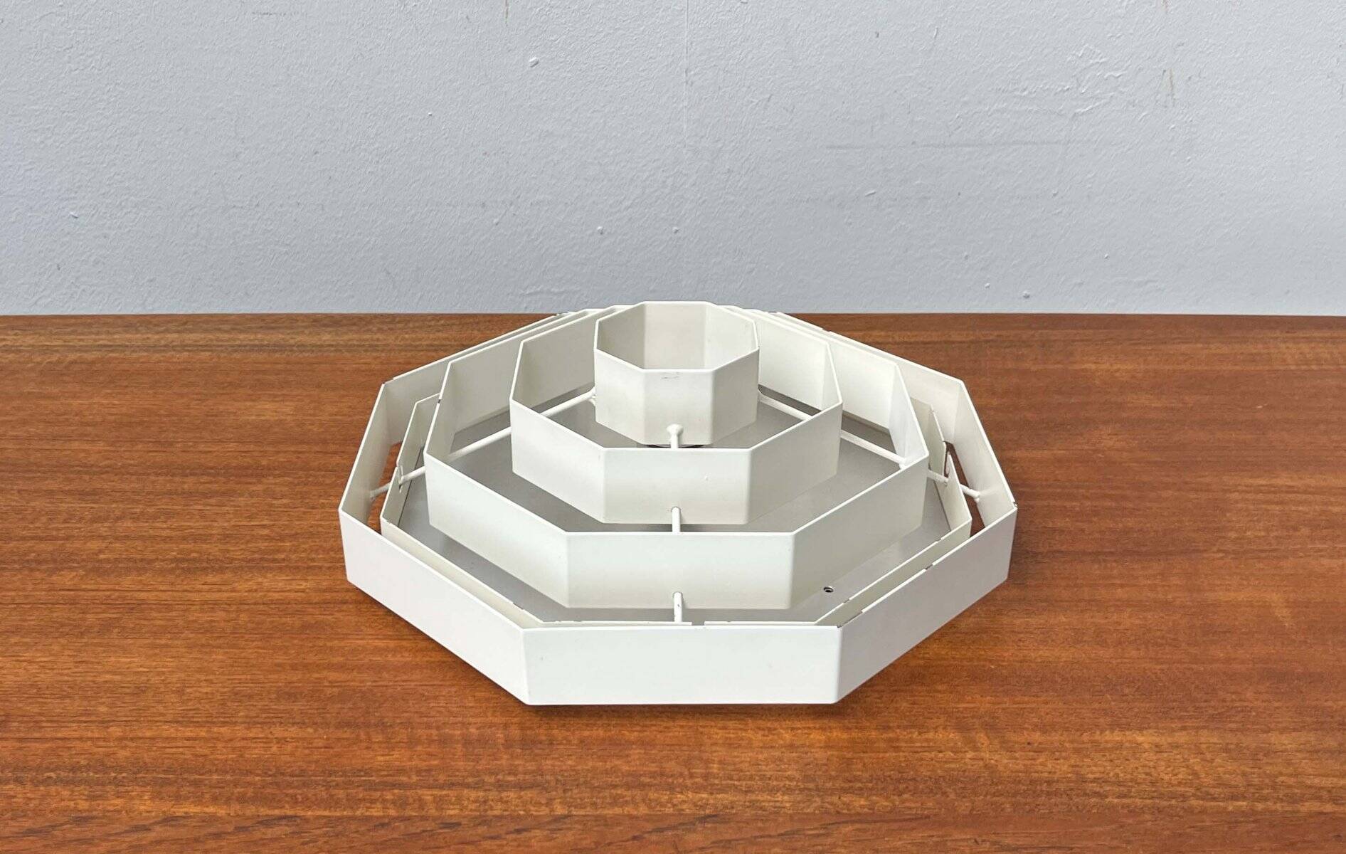 Lampe Plafonnier Octaform Allemande Moderne du Milieu du Siècle par Spectral Leuchten, 1960s