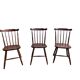 3 chaises bistrot style “menuet” Baumann années 1970 en hêtre bois ancien vintage legrand design