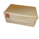 Bakelite white plastic vintage wall storage box with Flair origin label