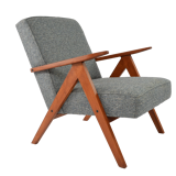 Armchair kompas blue gray mottled