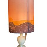 Alabaster foot lamp