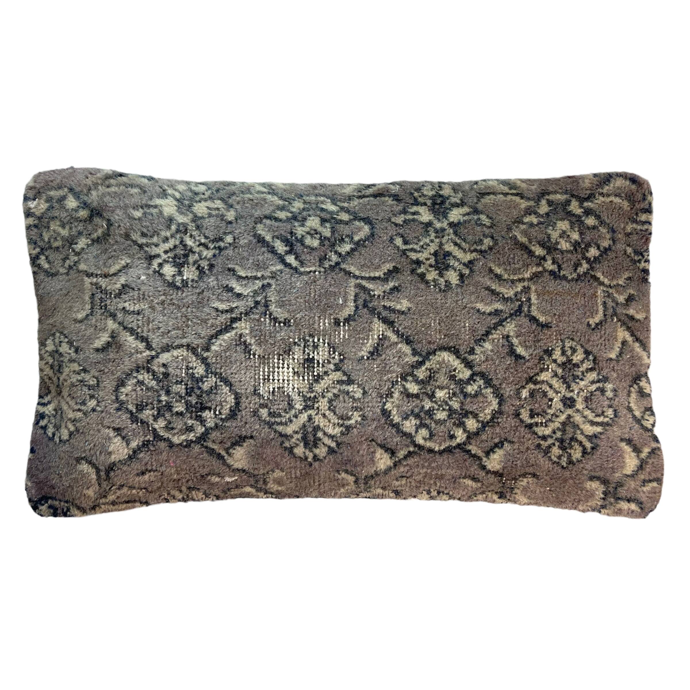 Vintage turkish handmade cushion cover , 30 x 60 cm