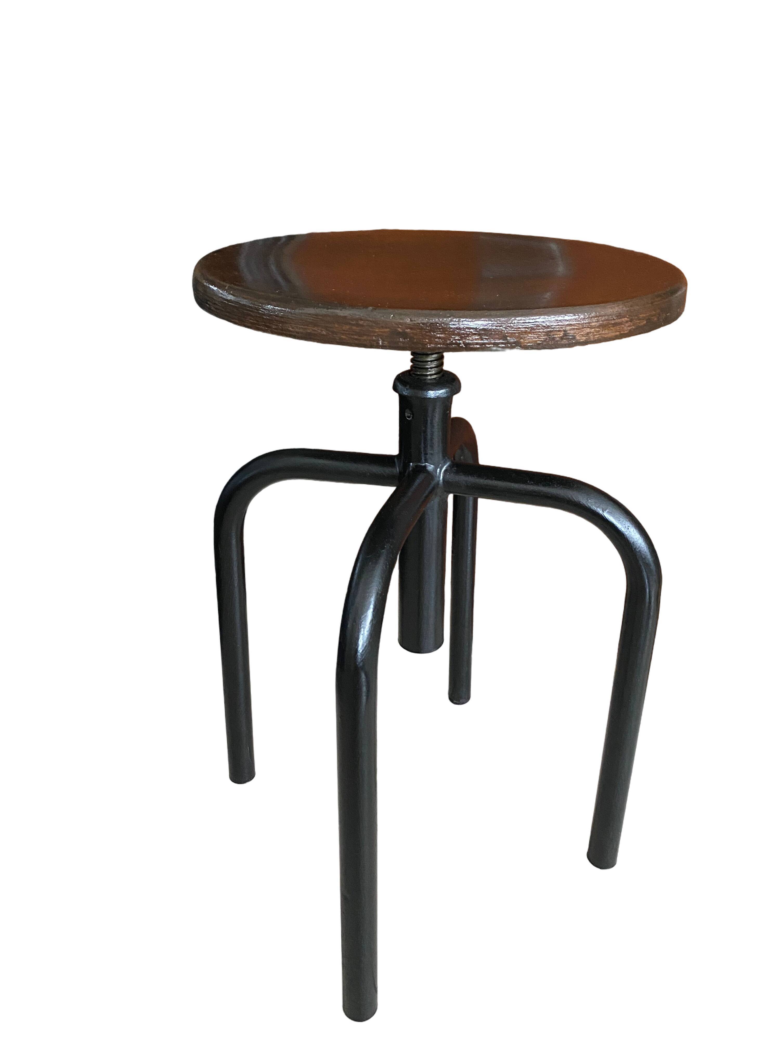 Vintage industrial stool
