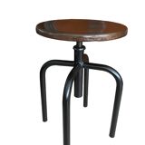 Vintage industrial stool