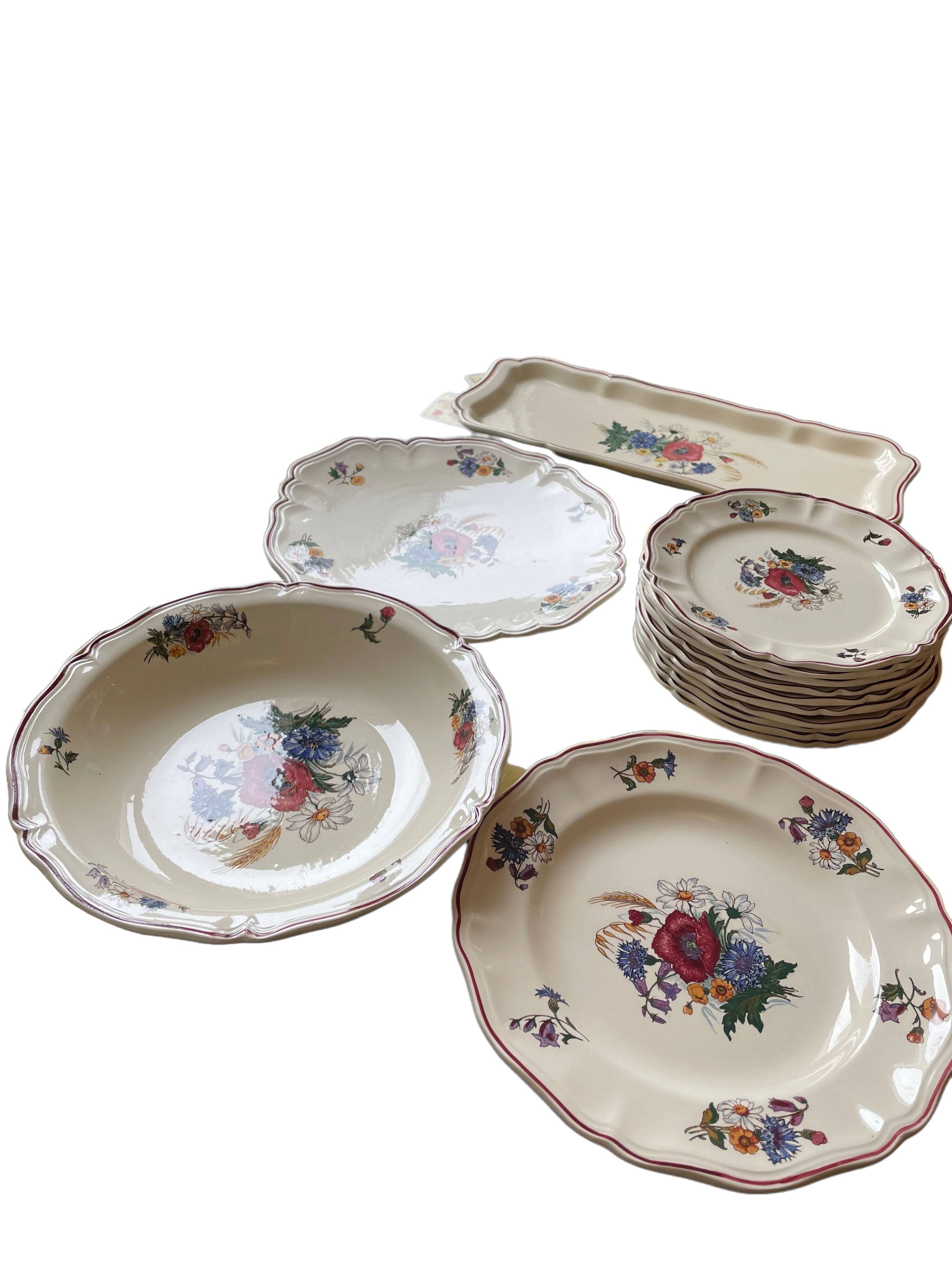 Dessert service agreste sarreguemines