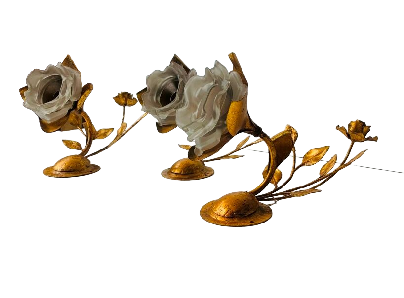 Wall Lamps Wall Lamps Lamp Roses Hollywood Regency Design 50s