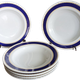 6 hollow / pasta plates by Saturnia porcelain