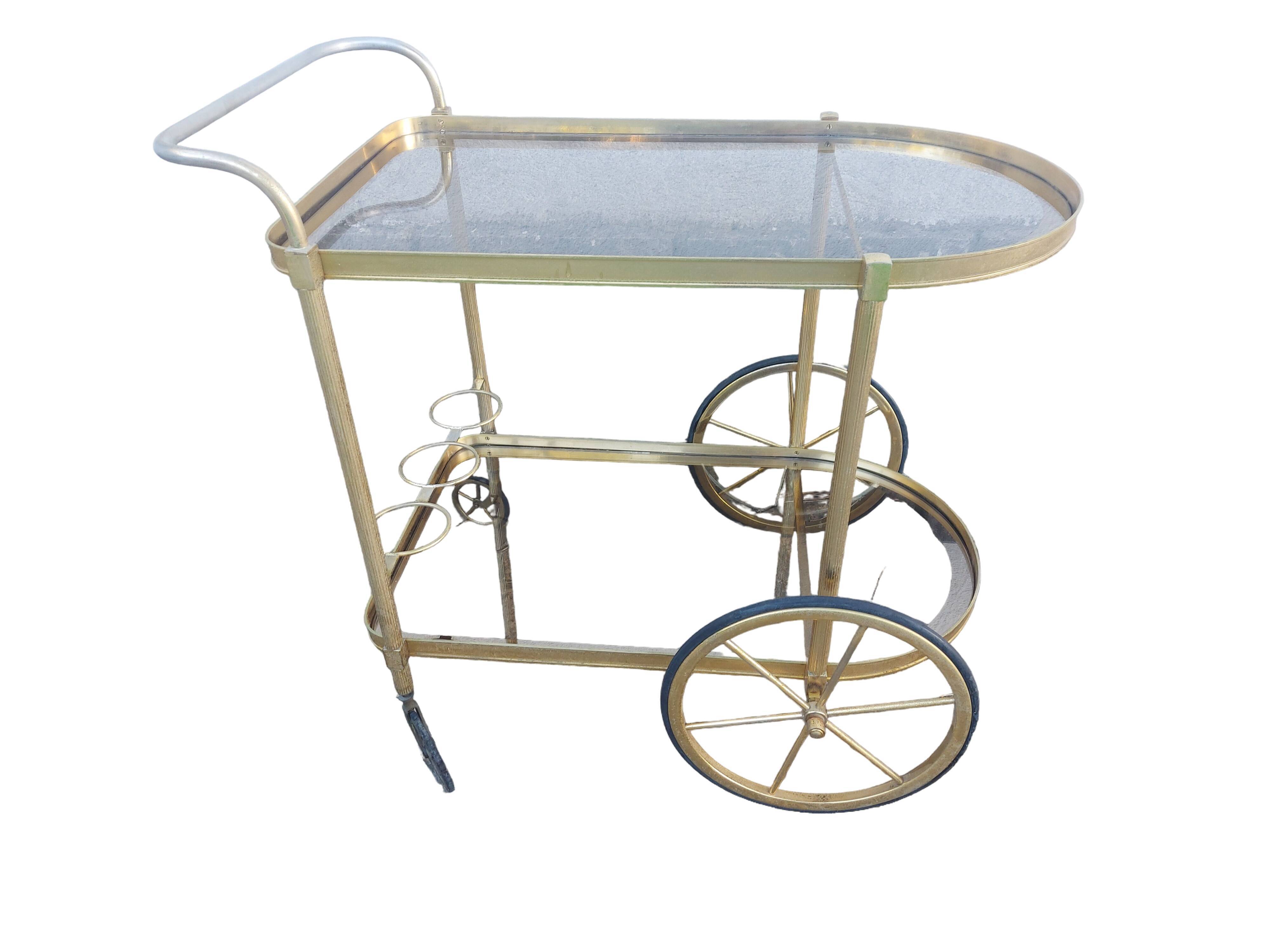 Vintage rolling metal dore service
