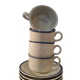 Four cups and their saucers