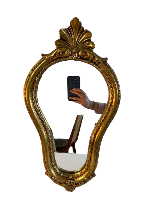 Rocaille mirror 29x51cm