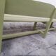 Old vintage school child bench