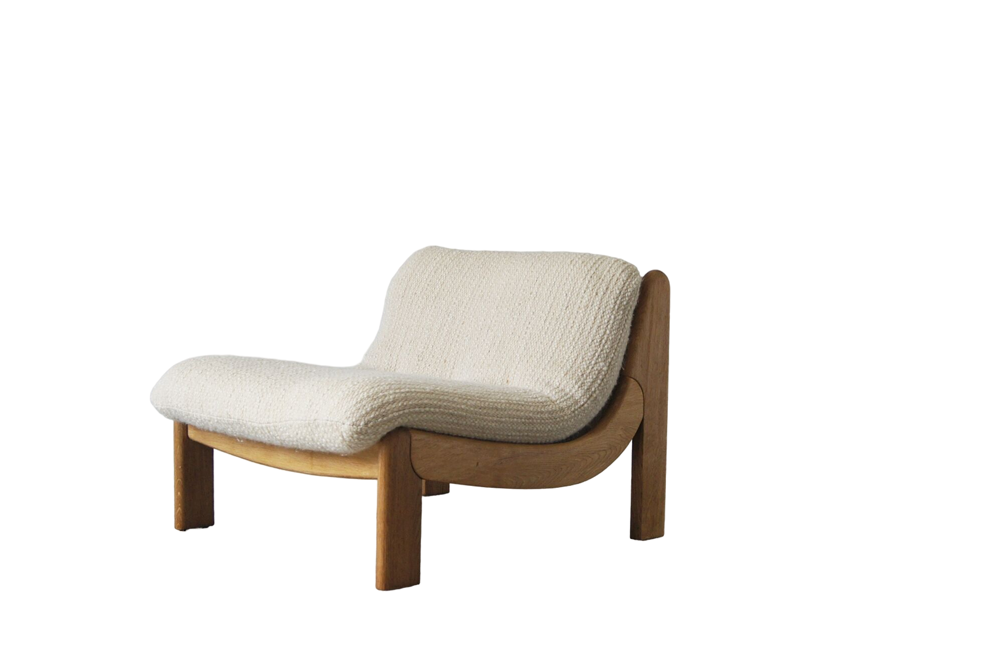 Scandinavian Brutalist Lounge Chair