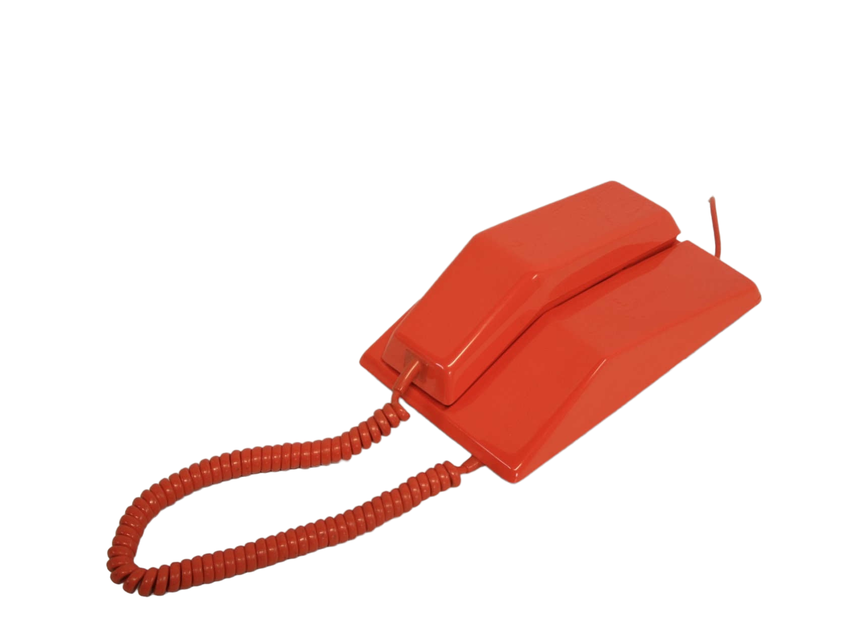 Vintage orange phone