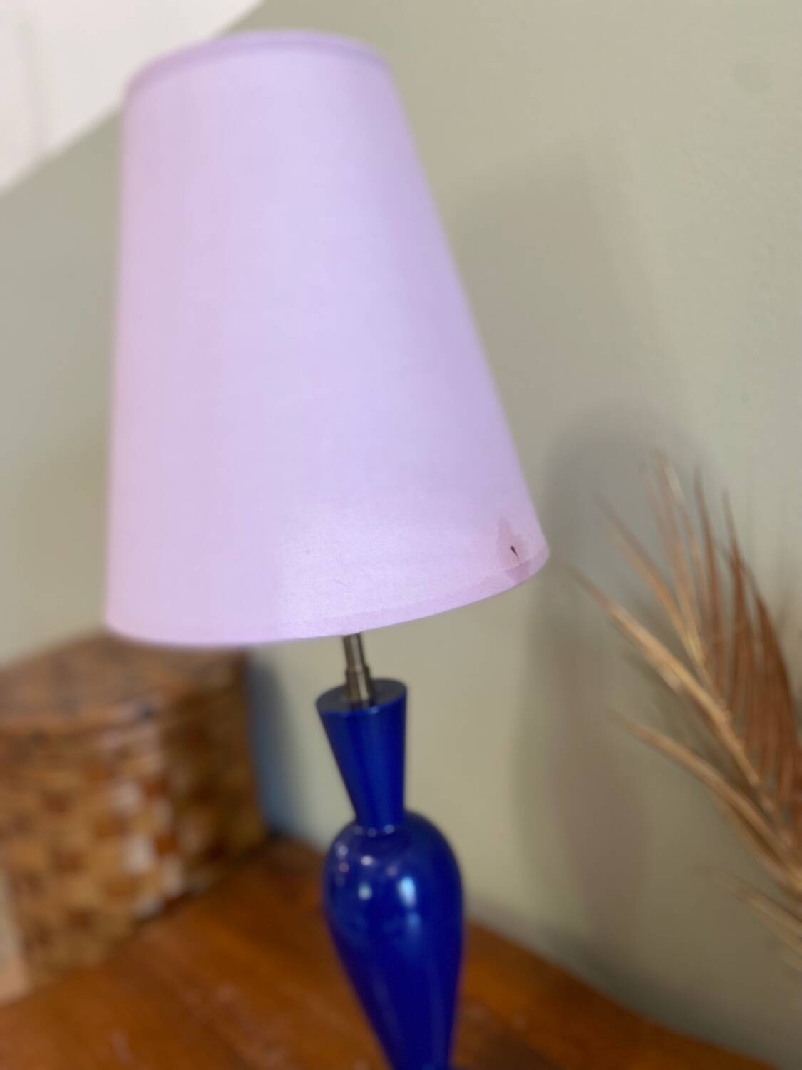 Colorful vintage lamp