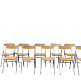 Set of folding chairs