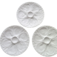 Set of 3 pillivuyt porcelain oyster plates