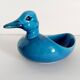 Empty ceramic duck pocket