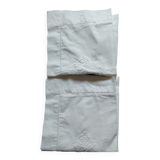 2 white embroidered cushion covers from Nimbus