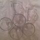 Suite of 6 bee water glasses