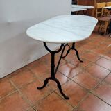 Bistro table with marble top
