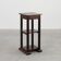 Art Deco dark oak pedestal, Belgium 1920s