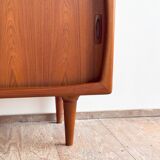 Petit buffet danois Mid-Century en teck par H.P. Hansen, années 1950