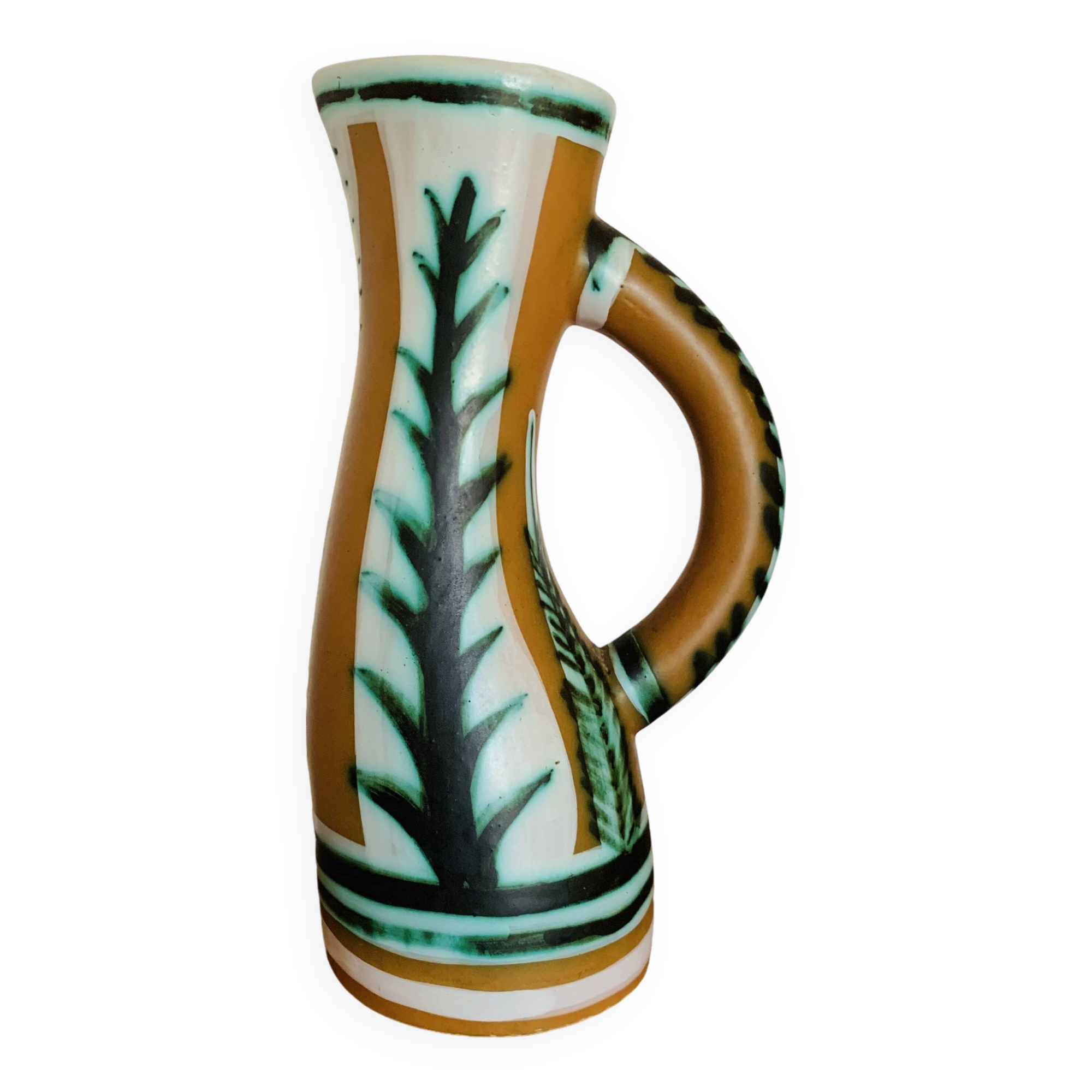 Kéraluc earthenware pitcher by Pierre Toulhoat