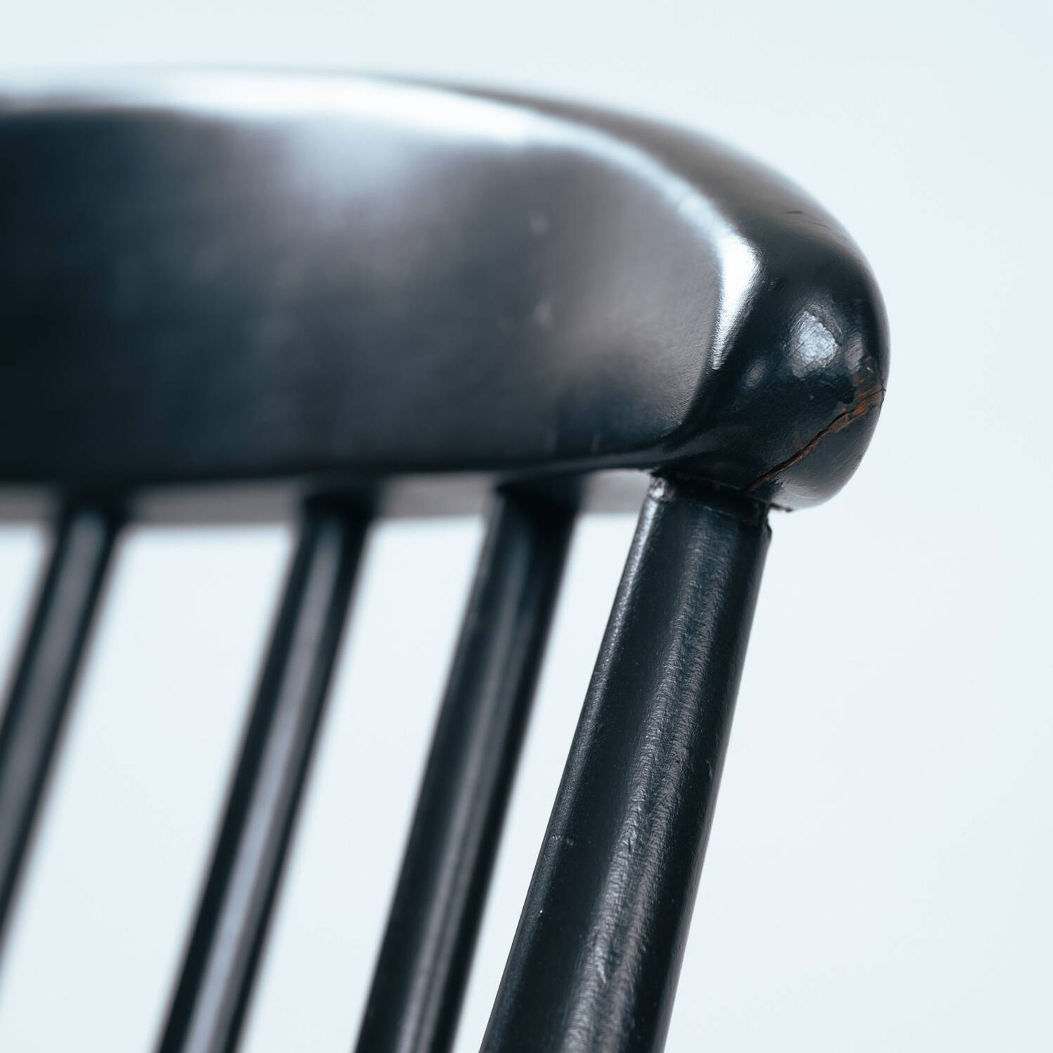 Fauteuil à bascule danois Lena Larsson Grandessa du milieu du siècle, années 1950