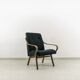 Black Armchair By Jaroslav Šmídek For Ton, Czechoslovakia, 1960’s