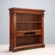 Antique walnut library with Corinthian decorations, 20th century.