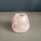 Small handmade ceramic pot signed
