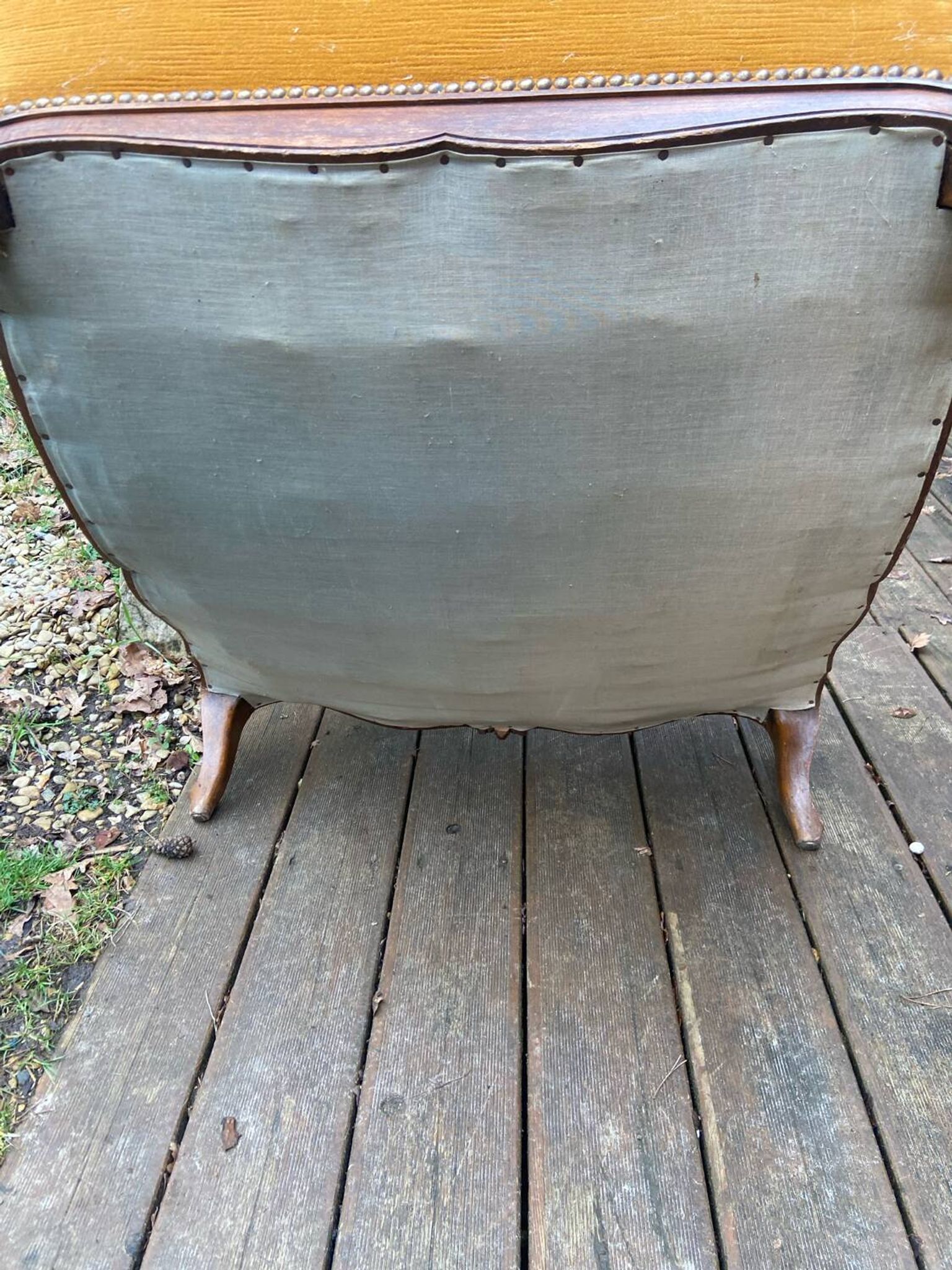 Fauteuil/bergère de style louis xv  début 20 eme