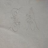Lot of 4 handmade SA monogram towels